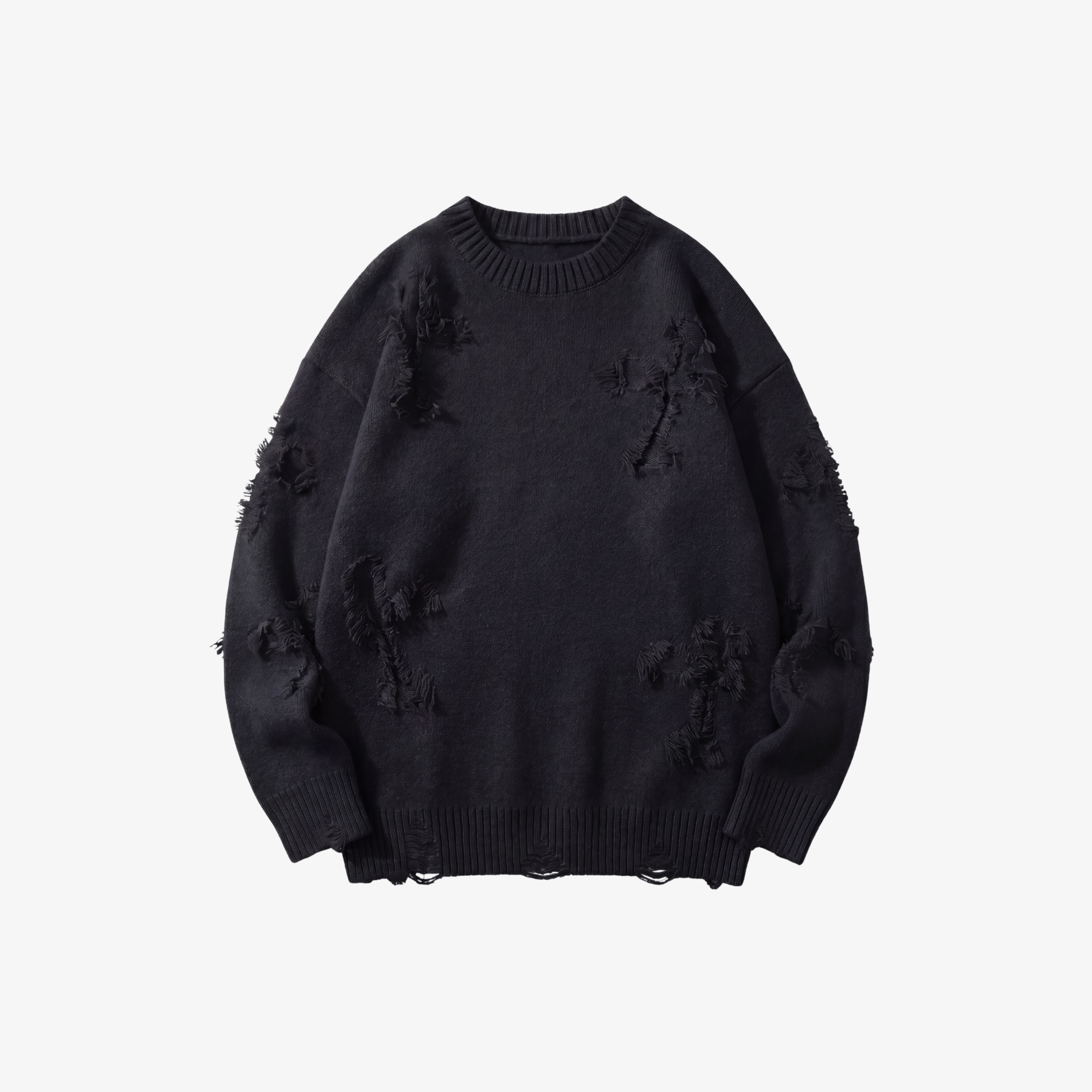 Y2K DISTRESSED SWEATER