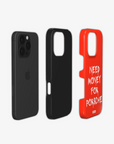 'NMFP' LAVA ORANGE PHONE CASE