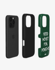 'NMFP' BRITISH RACING GREEN PHONE CASE