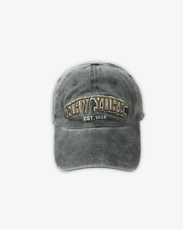 WASHED NEW YORK HAT