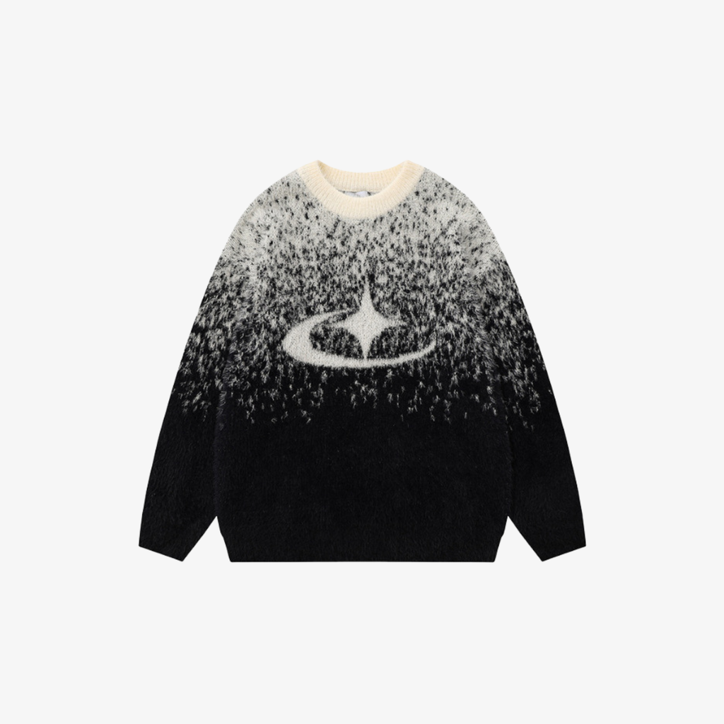 W | GRADIENT KNIT SWEATER