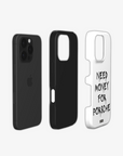 'NMFP' PURE WHITE PHONE CASE