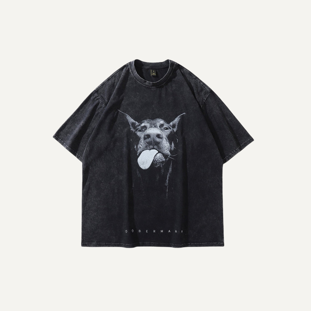 240GSM DOBERMANN WASHED OVERSIZED T-SHIRT