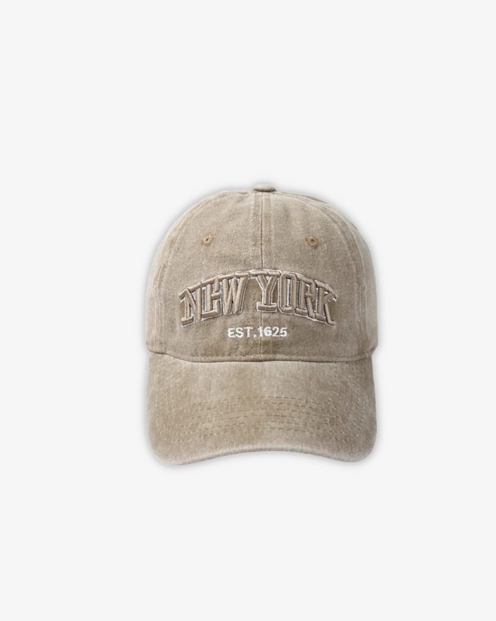 WASHED NEW YORK HAT