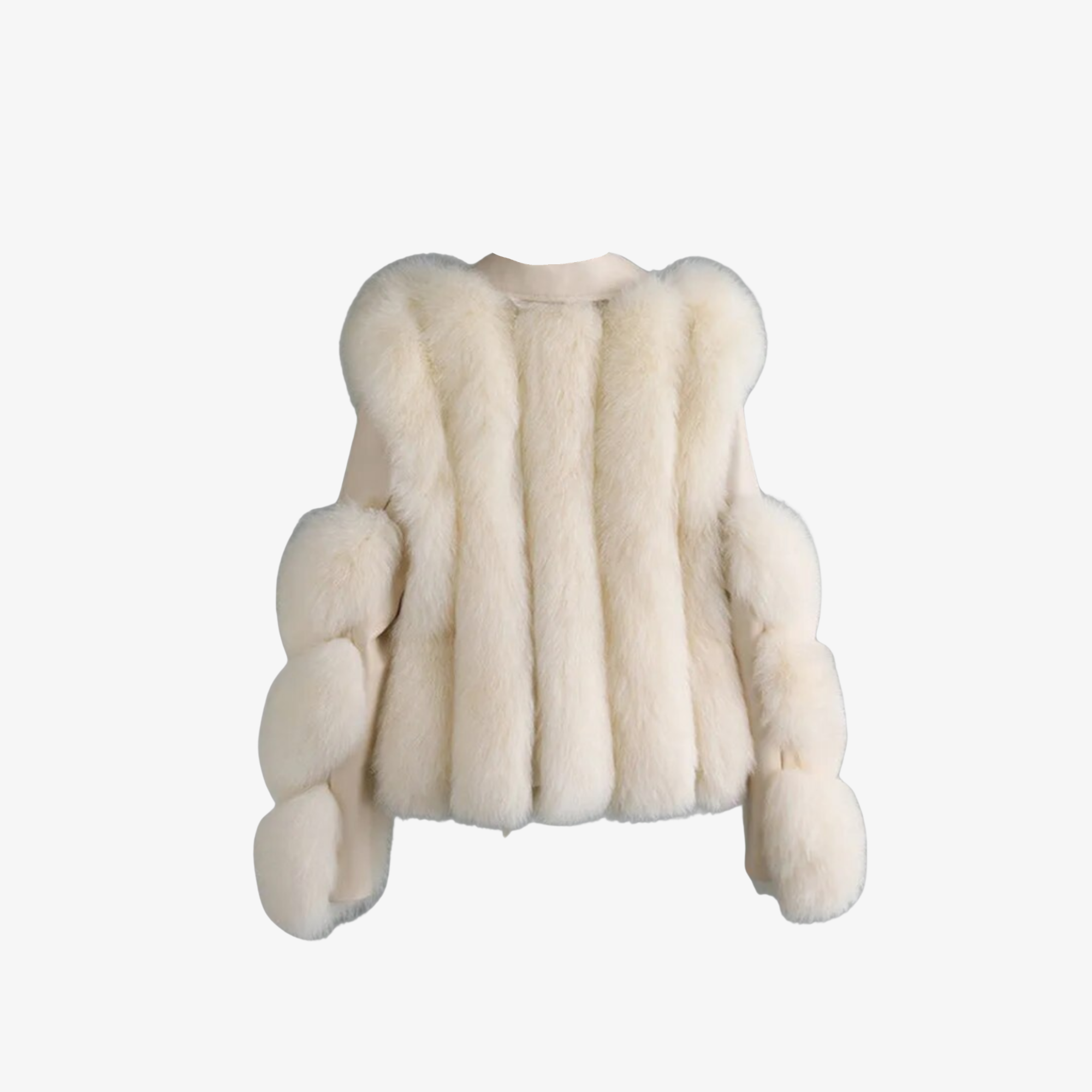 LEATHER JACKET — FUR LINED