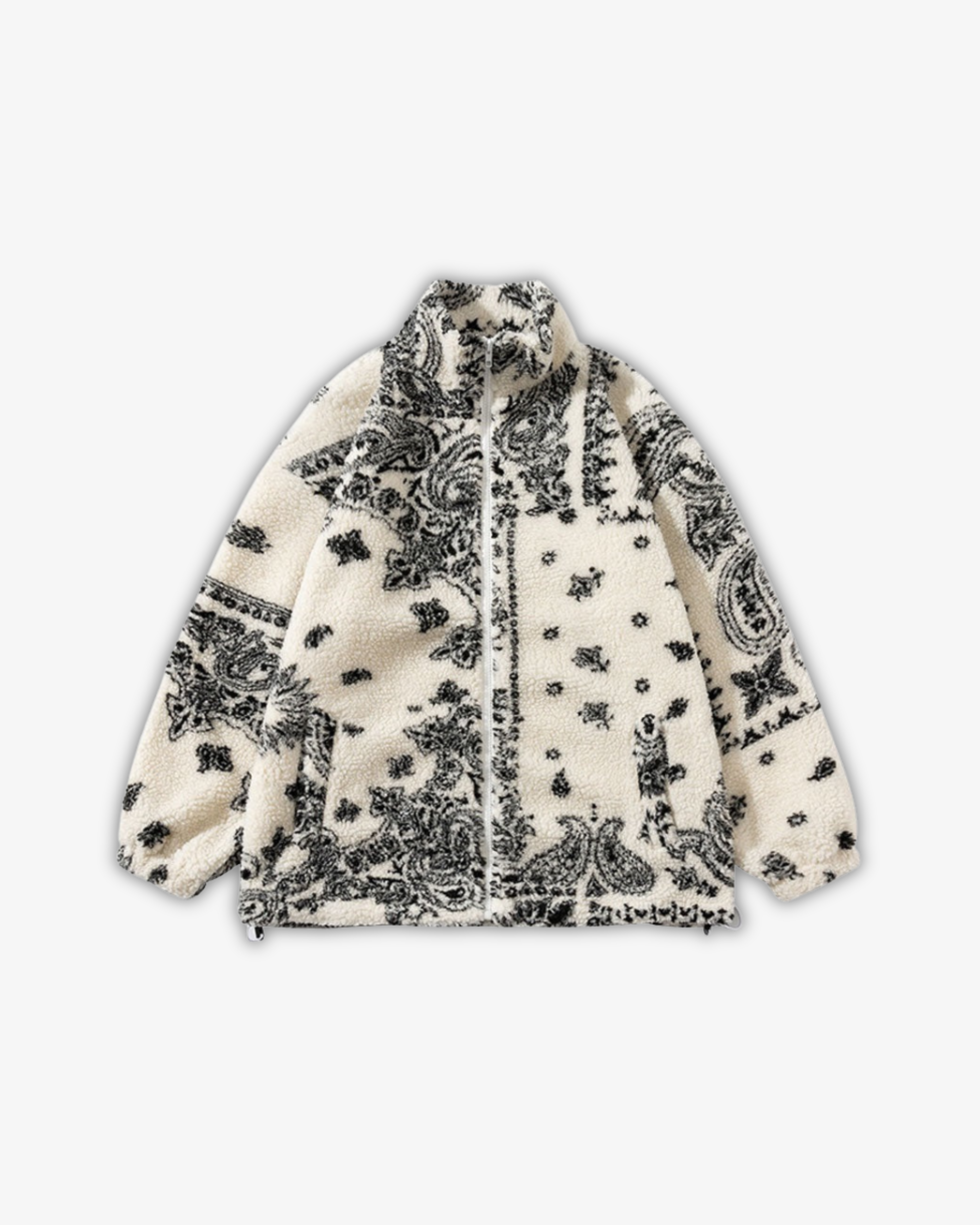 FLEECE FLUFFY JACKET BANDANA