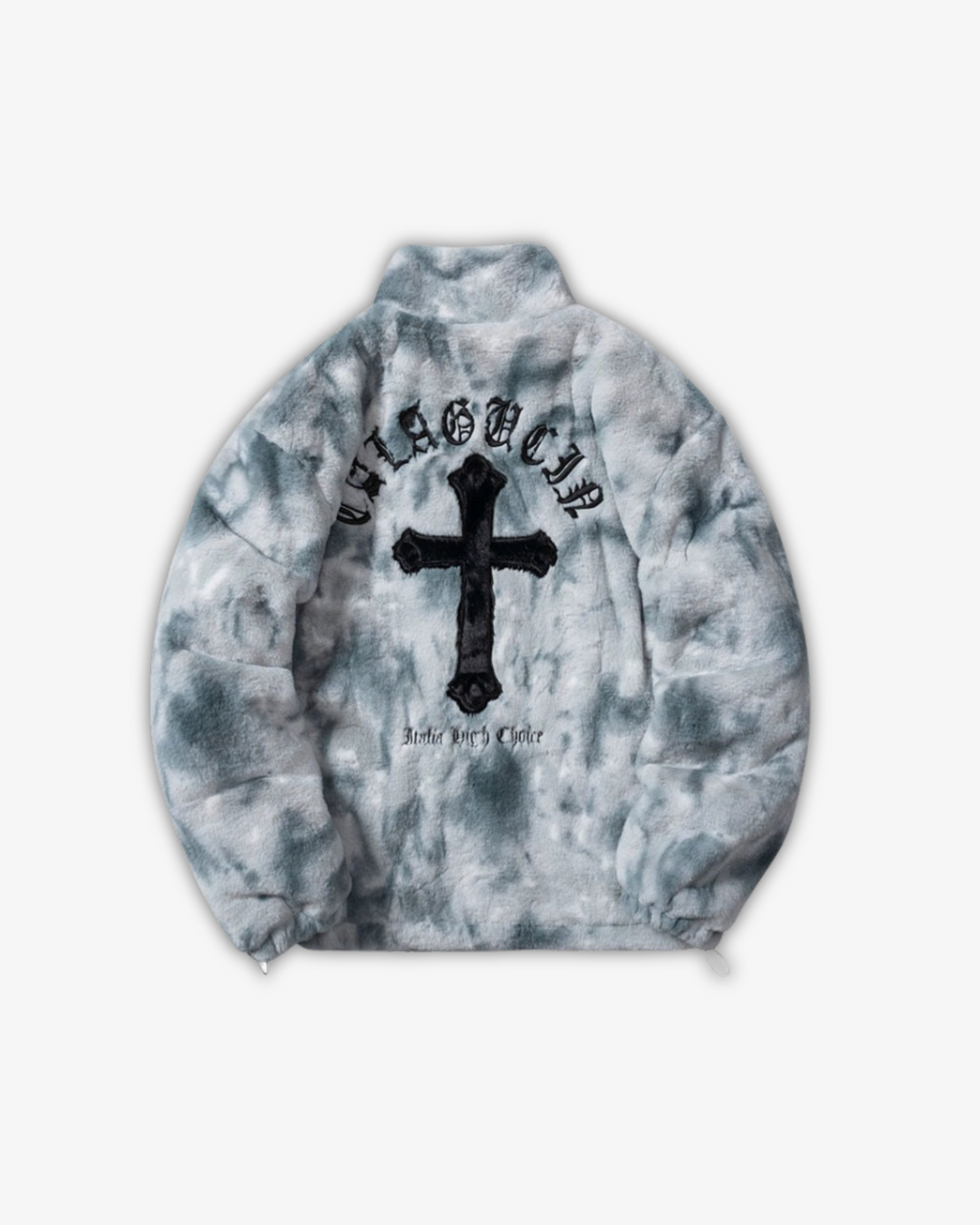 CROSS FLEECE FLUFFY JACKET