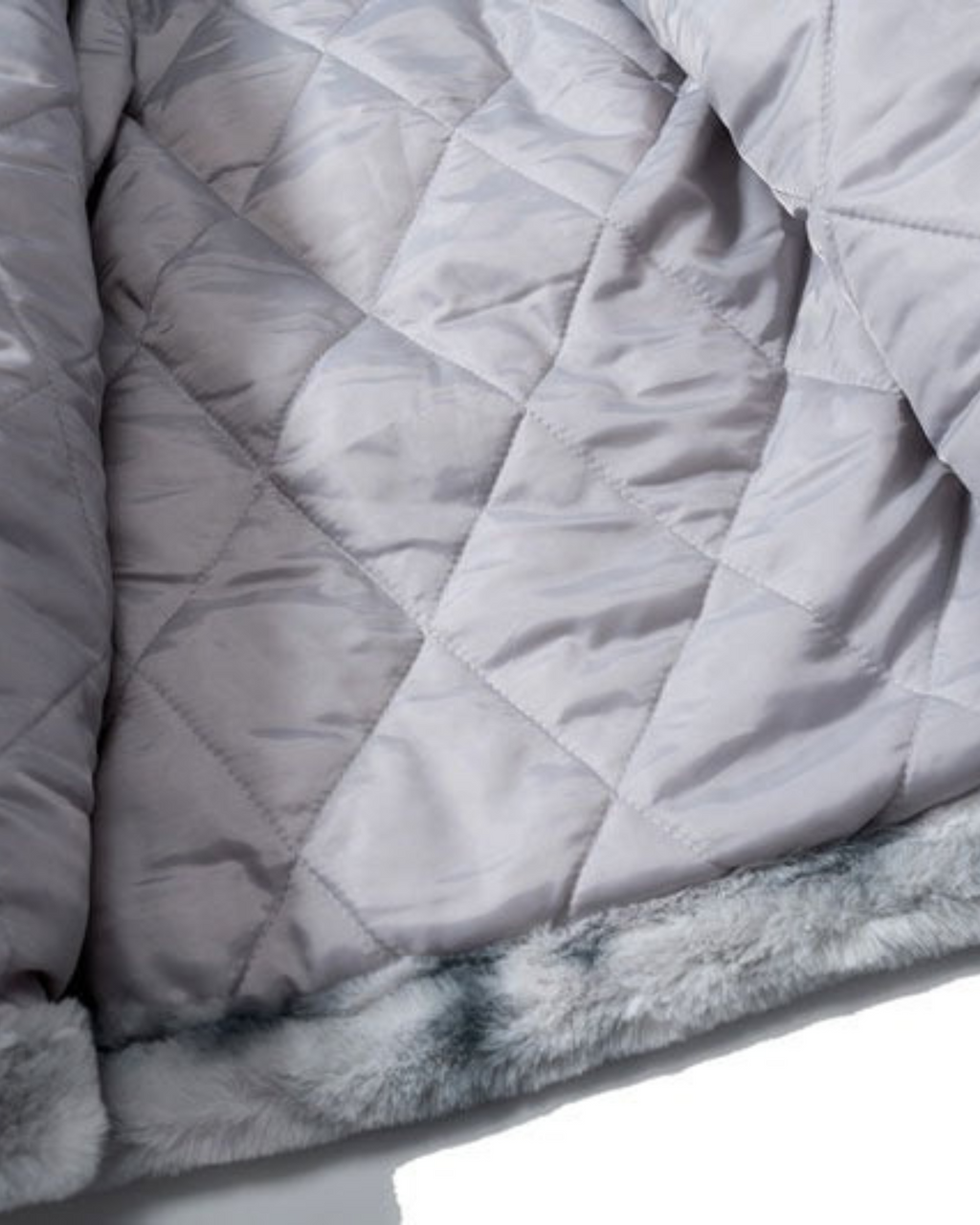 CROSS FLEECE FLUFFY JACKET