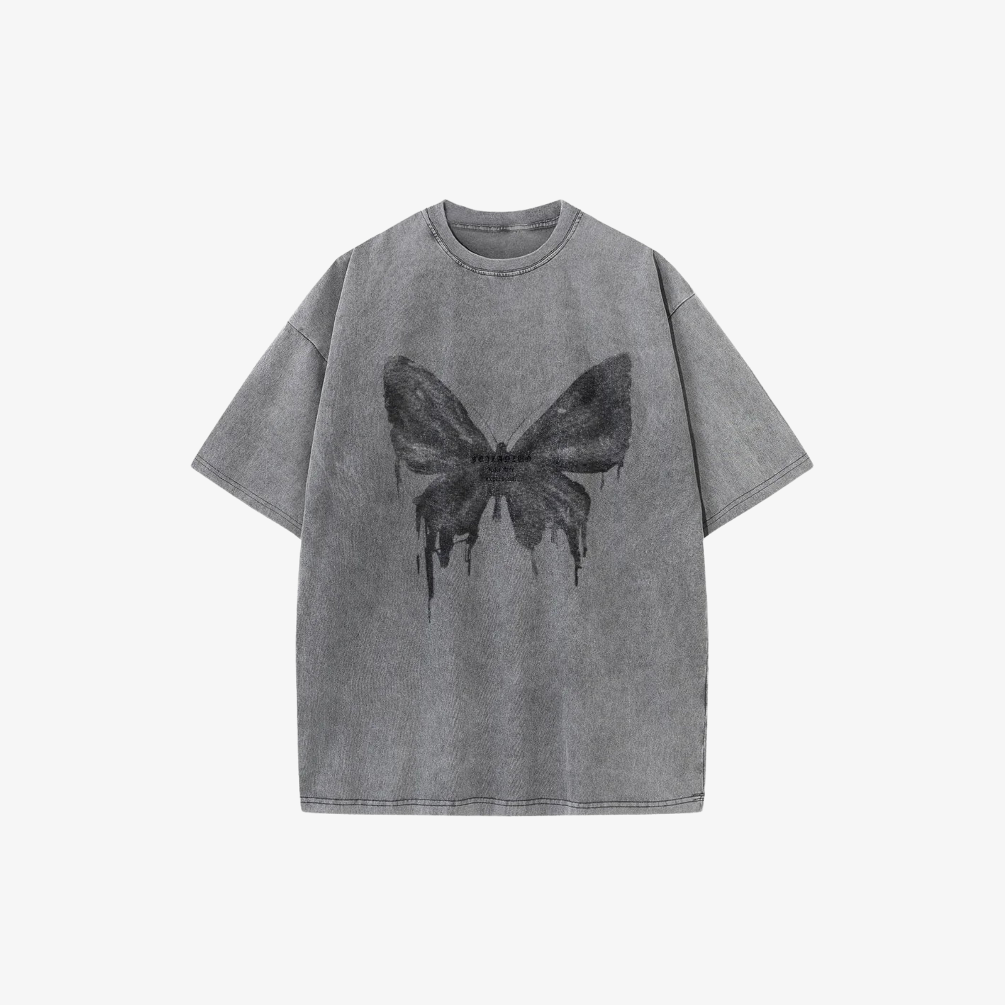 W | BUTTERFLY SHADOW T-SHIRT — 240 GSM