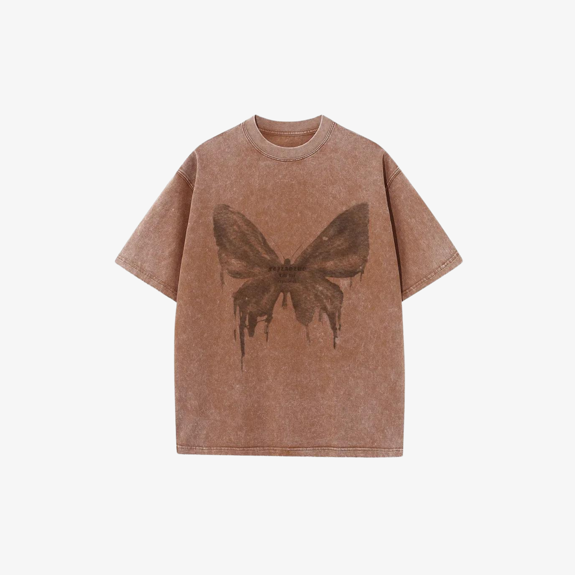 W | BUTTERFLY SHADOW T-SHIRT — 240 GSM