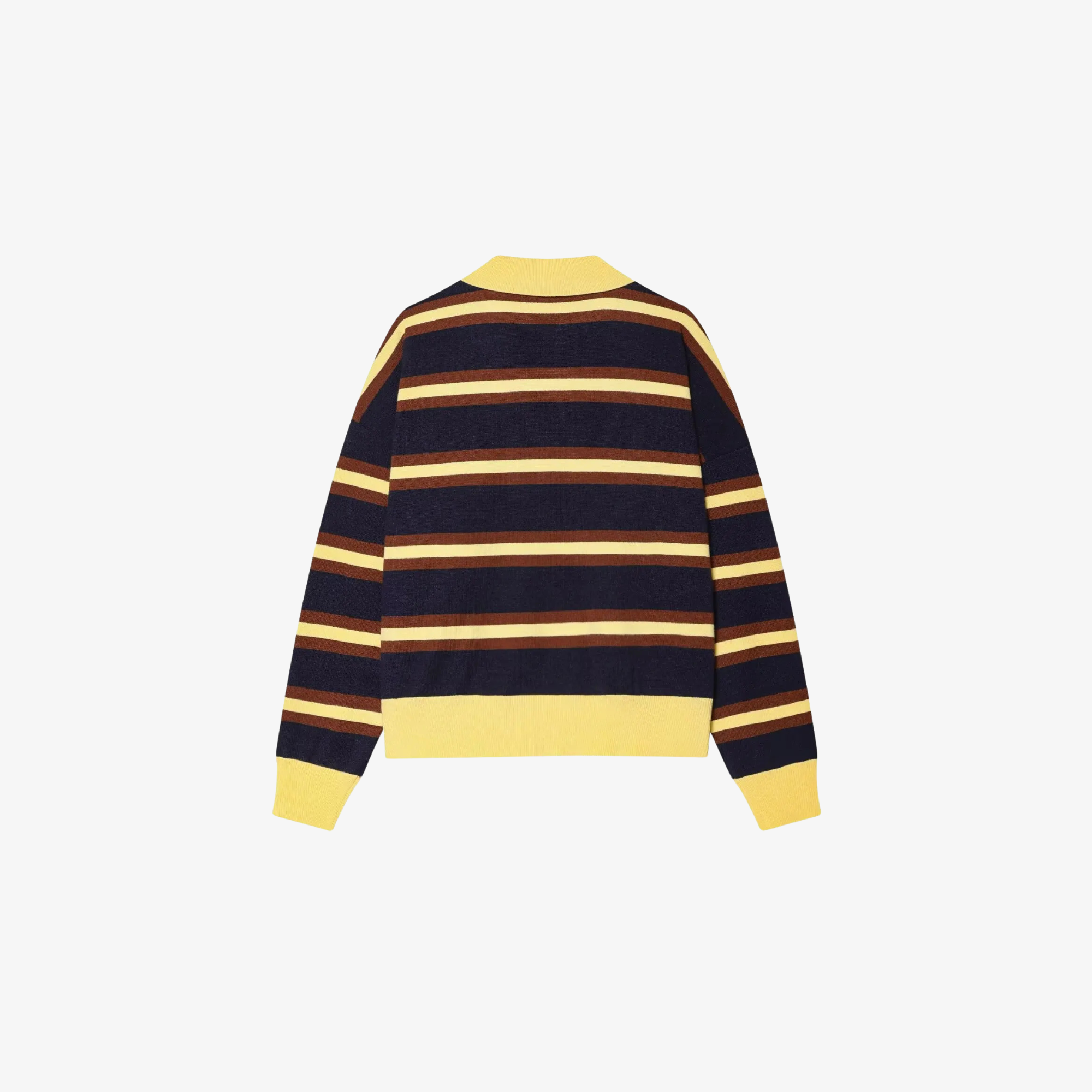 W | VINTAGE STRIPE POLO SWEATER