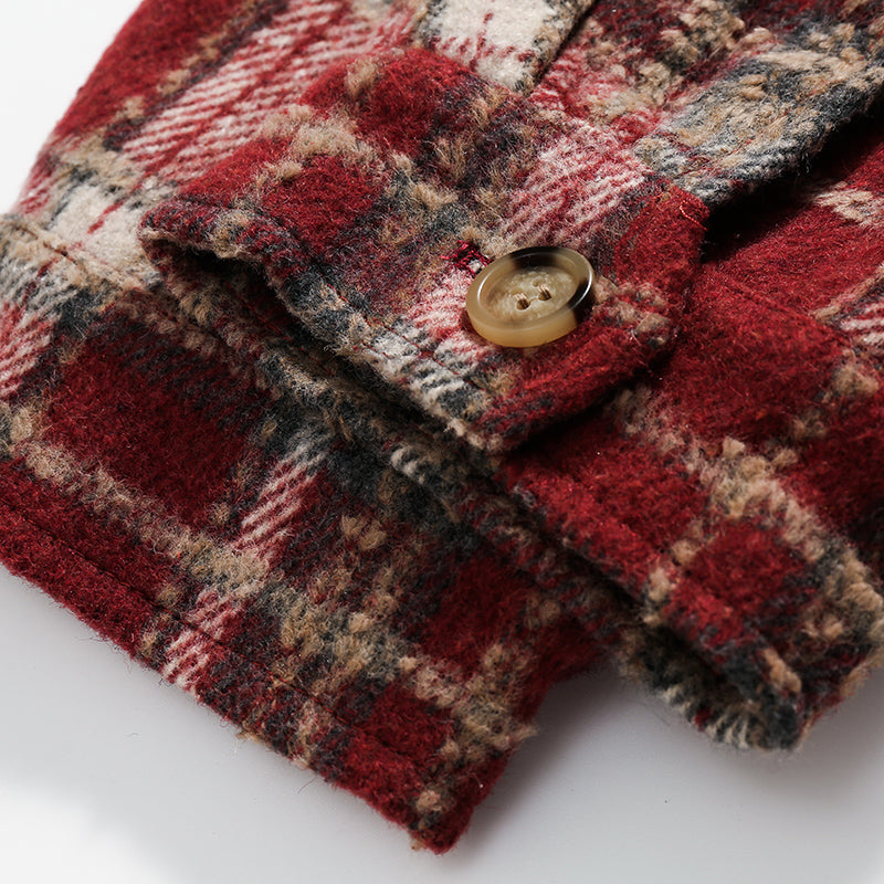 M | VINTAGE CHECK OVERSHIRT