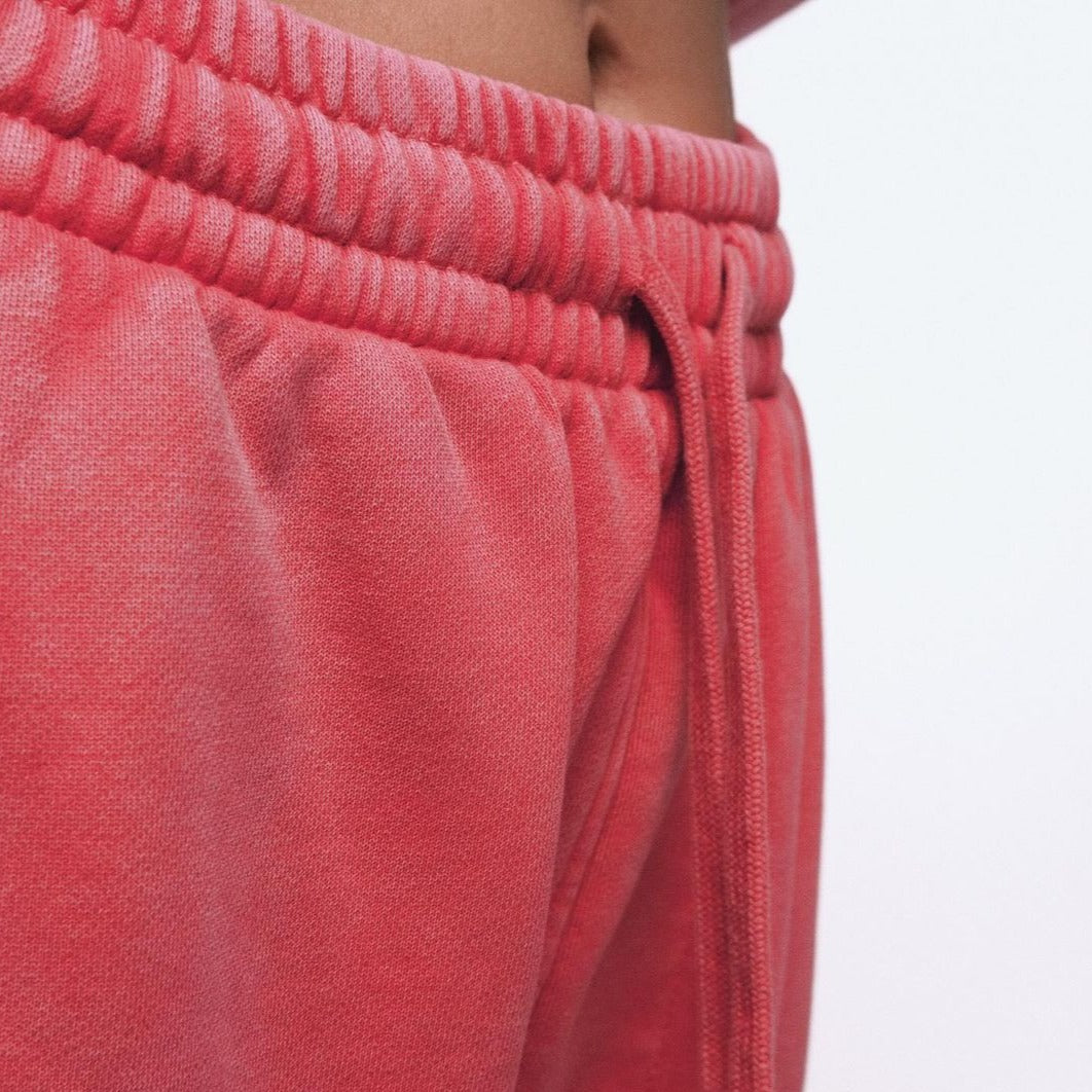 ABOVEPUBLIC™ 360GSM WASHED UNISEX SWEATPANTS PINK