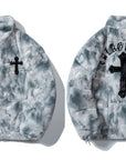 Cross Fleece fluffy Jacket ( Unisex )