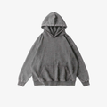 W | WASHED LOOSE HOODIE — 360 GSM