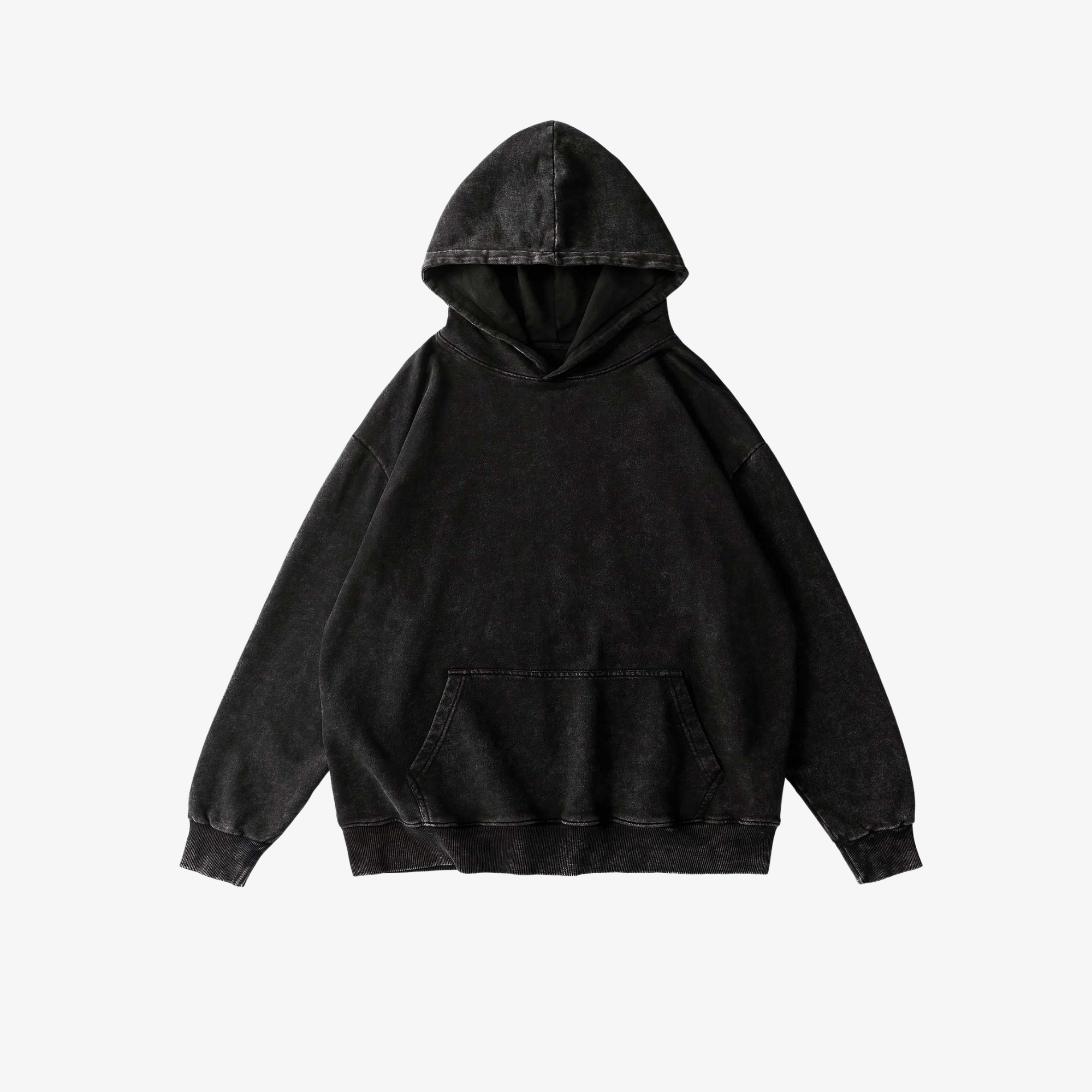 M | WASHED LOOSE HOODIE — 360 GSM