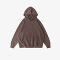M | WASHED LOOSE HOODIE — 360 GSM