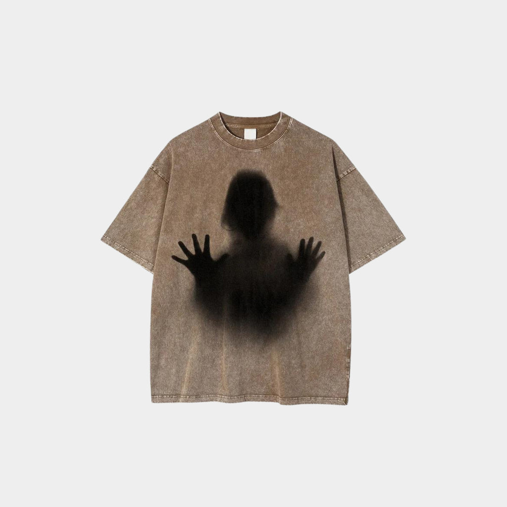 240GSM GRAPHIC SHADOW WASHED T-SHIRT