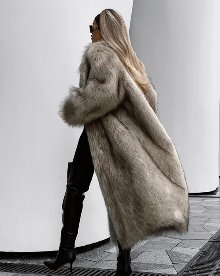 FAUX FUR LONG COAT