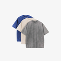 230GSM WASHED T-SHIRTS 3-PACK