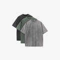 230GSM WASHED T-SHIRTS 3-PACK