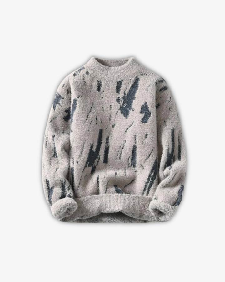 KNITTED ROUND NECK PULLOVER
