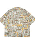 Abstract Print Summer Men Cotton Shirt