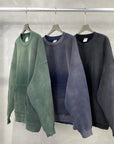 360GSM DYED WASHED ROUND NECK SWEATER