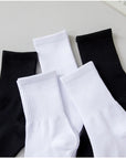 ABOVEPUBLIC™ UNISEX COTTON SOCKS 5-PACK