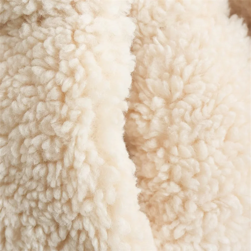 LAMB WOOL WARM COAT