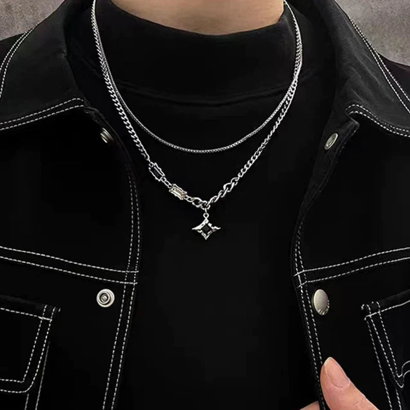 Black Star Necklace