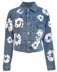 Floral Print Denim Jacket