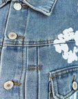 Floral Print Denim Jacket