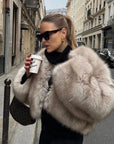 FUR JACKET COAT