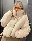 LAMB WOOL WARM COAT