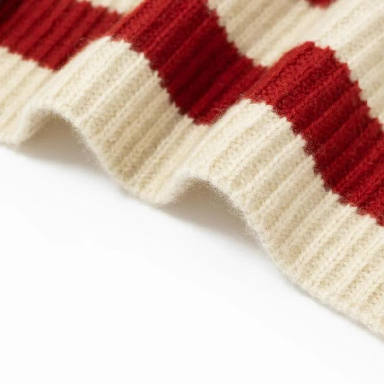 W | HERITAGE STRIPE TURTLENECK
