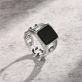 Black Stone Ring