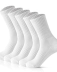 ABOVEPUBLIC™ UNISEX COTTON SOCKS 5-PACK