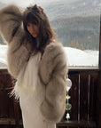 FUR JACKET COAT