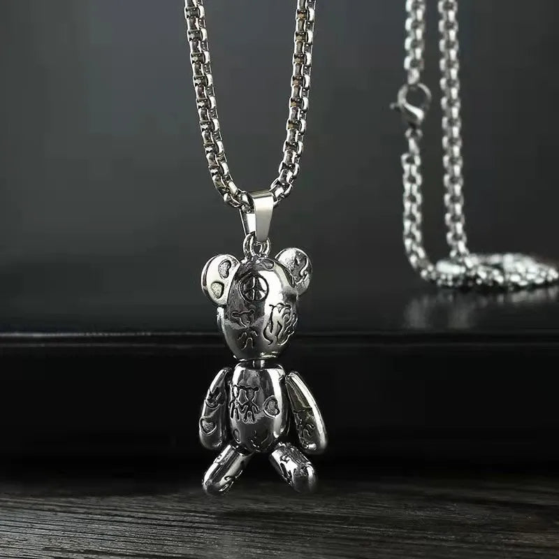 Graffiti Bear Necklace