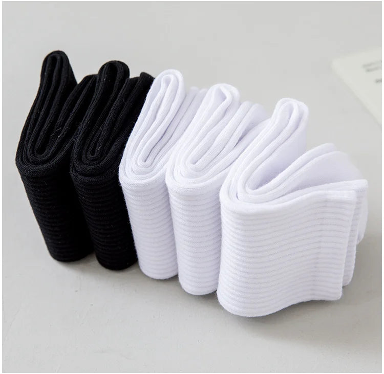 ABOVEPUBLIC™ UNISEX COTTON SOCKS 5-PACK