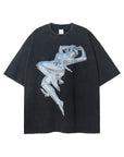 DANCING ROBOT OVERSIZED T-SHIRT