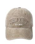 WASHED NEW YORK HAT