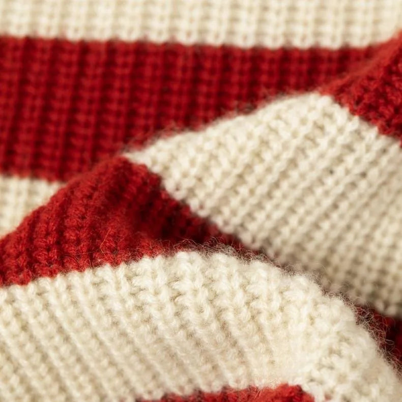 W | HERITAGE STRIPE TURTLENECK
