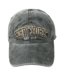 WASHED NEW YORK HAT