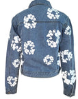 Floral Print Denim Jacket