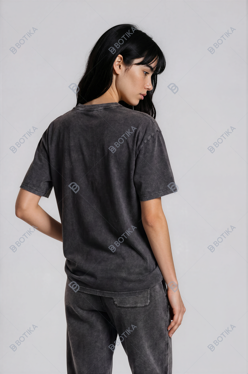 W | 230GSM LOOSE FIT WASHED T-SHIRT
