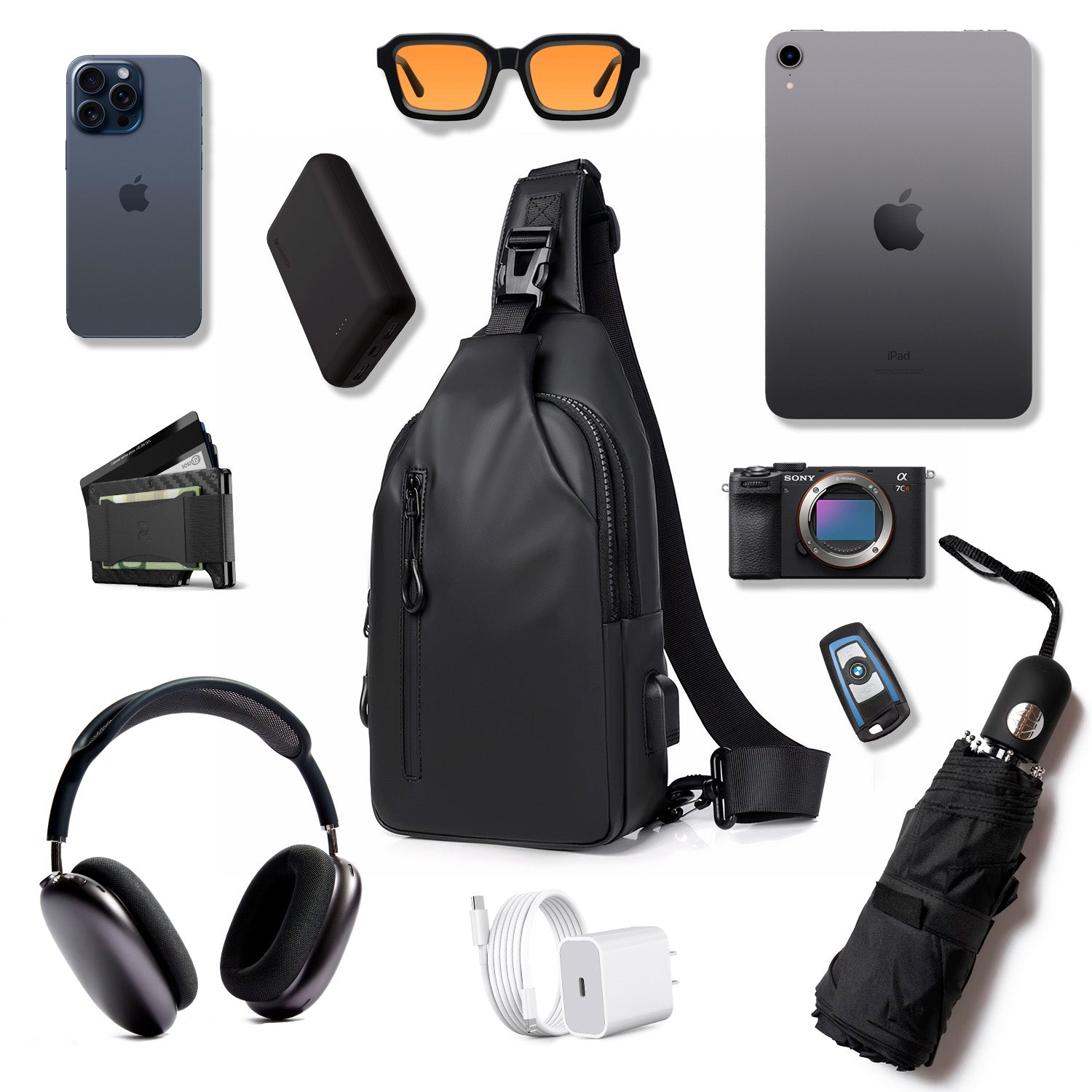 Smart Travel Sling Bag